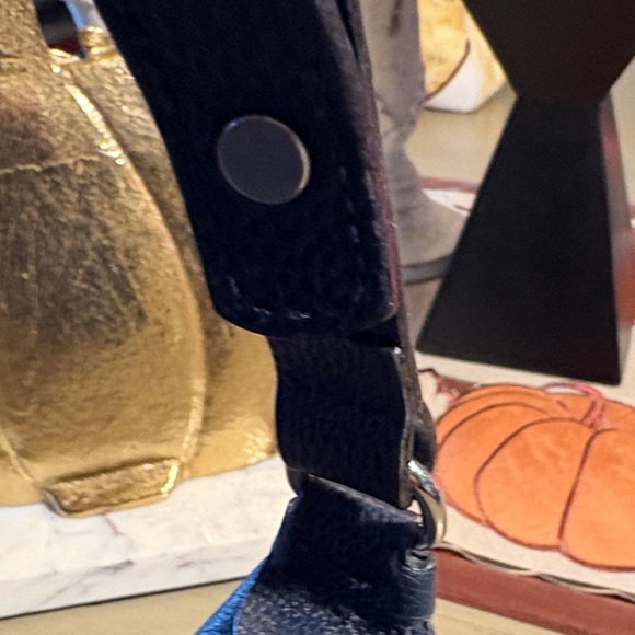 Longchamp Dark Blue Leather Handbag - Picture 15 of 15